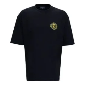 T-shirt med Crest-logotyp ”Black” 612966TLV611000