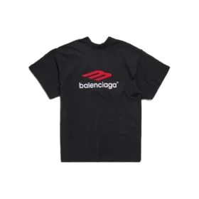 T-shirt med dubbel framsida ”Washed Black” 791615TQVQ61021