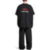 T-shirt med dubbel framsida ”Washed Black” 791615TQVQ61021