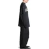 T-shirt med dubbel framsida ”Washed Black” 791615TQVQ61021