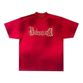 T-shirt med Heavy Metal-logotyp, oversized ”Red” 739784TOVE16400