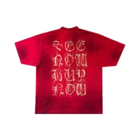 T-shirt med Heavy Metal-logotyp, oversized ”Red” 739784TOVE16400