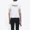 T-shirt med kort ärm och tryckt bokstavslogotyp ”White” 612964TIV529040