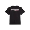 T-shirt med korta ärmar och Political Campaign logotyp ”Svart” 612964TKVJ11070