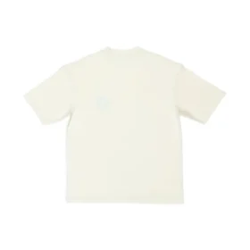 T-shirt med korta ärmar och Scissor Crest-logotyp ”Cream” 612966TMVA29069
