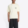 T-shirt med korta ärmar och Scissor Crest-logotyp ”Cream” 612966TMVA29069
