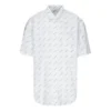 T-shirt med logo över hela plagget ”White Black” 534332TBL969040