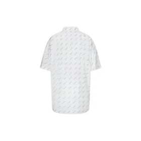 T-shirt med logo över hela plagget ”White Black” 534332TBL969040