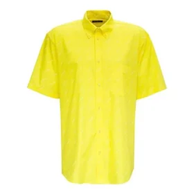 T-shirt med logo över hela ”Yellow White” 534332TBL967201