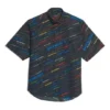 T-shirt med logotryck och korta ärmar ”Black” 556869TDL542771