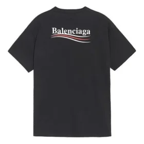 T-shirt med logotyp, lös passform, korta ärmar, unisex, svart 556150TAV441000