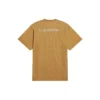 T-shirt med logotyp, medium passform ”Beige” 612966TLVB39504