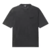 T-shirt med logotyp, medium passform, ”grå” 612966TLVB91146