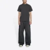 T-shirt med logotyp, medium passform, ”grå” 612966TLVB91146