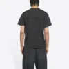 T-shirt med logotyp, medium passform, ”grå” 612966TLVB91146
