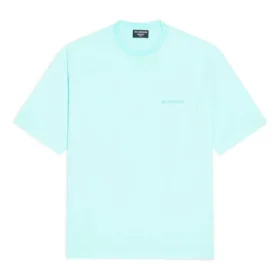 T-shirt med logotyp, medium passform ”Mint Tint” 612966TLVB93062