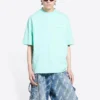 T-shirt med logotyp, medium passform ”Mint Tint” 612966TLVB93062