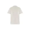 T-shirt med logotyp och rund hals, grå/vit 612964TJVD99054