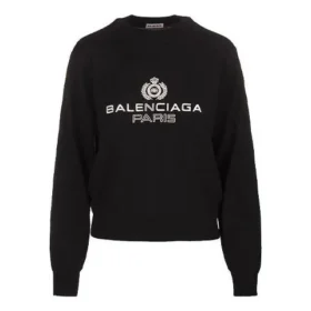 T-shirt med logotyp och rund hals, svart 595106T15511073
