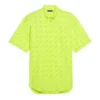 T-shirt med logotyp över hela plagget ”Neon Yellow” 534332TILX67110