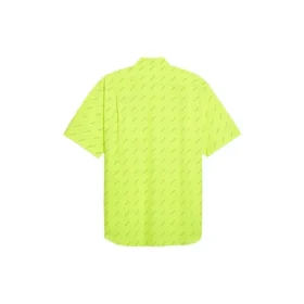 T-shirt med logotyp över hela plagget ”Neon Yellow” 534332TILX67110