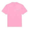 T-shirt med rund hals och Political Campaign logotyp, rosa/röd 641655TJVF75713