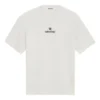 T-shirt med rund hals och sponsorlogotyp, vit 612965TJVD99054
