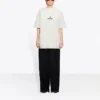 T-shirt med rund hals och sponsorlogotyp, vit 612965TJVD99054
