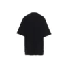 T-shirt med rund hals och tryck, svart 620941TIVD51000