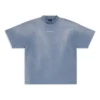 T-shirt med ryggtryck, medium passform ”Blue White” 764235TPVK14313