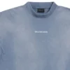 T-shirt med ryggtryck, medium passform ”Blue White” 764235TPVK14313