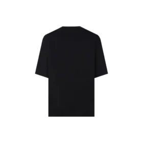 T-shirt med skriptlogotyp ”Black White” 612966TMVB41070