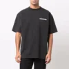 T-shirt med snitt i sidan ”Black” 641655TLVB39034