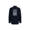 T-shirt med streckkodslogotyp ”Navy” 662982TKM028065