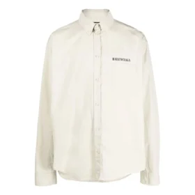 T-shirt med tryck på ryggen ”Ecru” 703843TKM019800