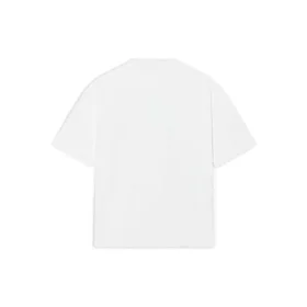 T-shirt med Varsity-logotyp, medium passform ”White” 612966TLV891375