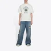 T-shirt med Varsity-logotyp, medium passform ”White” 612966TLV891375