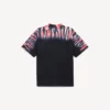 T-shirtar för män i svart med extrem tie-dye-design och medium passform