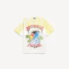 T-shirtar för män i vit färg med extrem tie-dye-design och medium passform