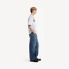 T-shirtar för män med motiv från bildekaler i medium passform, vit T-shirtar för män med motiv från bildekaler i medium passform, vit