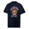 T-shirtar i bomull med college-logotryck ”Black” 676589TLV898067