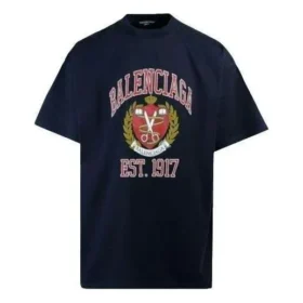 T-shirtar i bomull med college-logotryck ”Black” 676589TLV898067