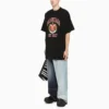 T-shirtar i bomull med college-logotryck ”Black” 676589TLV898067