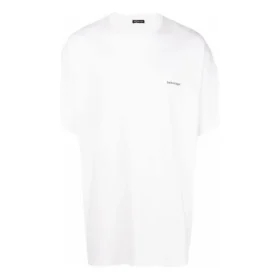T-shirtar i bomull med liten logotryck ”White” 556151TYK289000