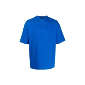 T-shirtar i bomull med logotyp på ryggen ”Blue” 570805THV808077
