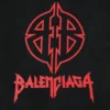 T-shirtar med metall-BB-schablon ”Black Red” 764235TPVI21568