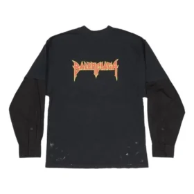 T-shirtar med metalllager ”Black Faded” 698631TMV881055