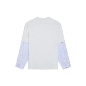T-shirtar med Slime-logotyp i flera lager ”Grey” 671401TLVF11203