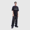 T-shirtar med suddat logo ”Black Blue” 661705TKVD51070