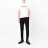 T-shirtar med suddat logo ”Vit Svart” 661705TKVD59040
